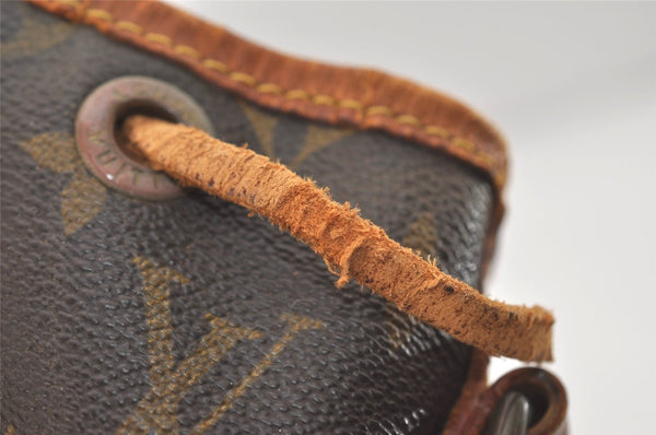 Authentic Louis Vuitton Monogram Noe Shoulder Drawstring Bag M42224 LV 6279J