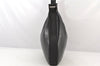 Authentic GUCCI Vintage Shoulder Bag Purse Leather 0013341 Black 6279K