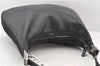 Authentic GUCCI Vintage Shoulder Bag Purse Leather 0013341 Black 6279K