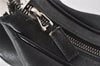 Authentic GUCCI Vintage Shoulder Bag Purse Leather 0013341 Black 6279K