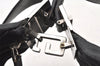 Authentic GUCCI Vintage Shoulder Bag Purse Leather 0013341 Black 6279K