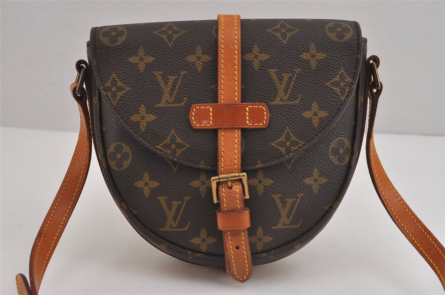 Authentic Louis Vuitton Monogram Chantilly PM Shoulder Cross Bag M51234 LV 6280J
