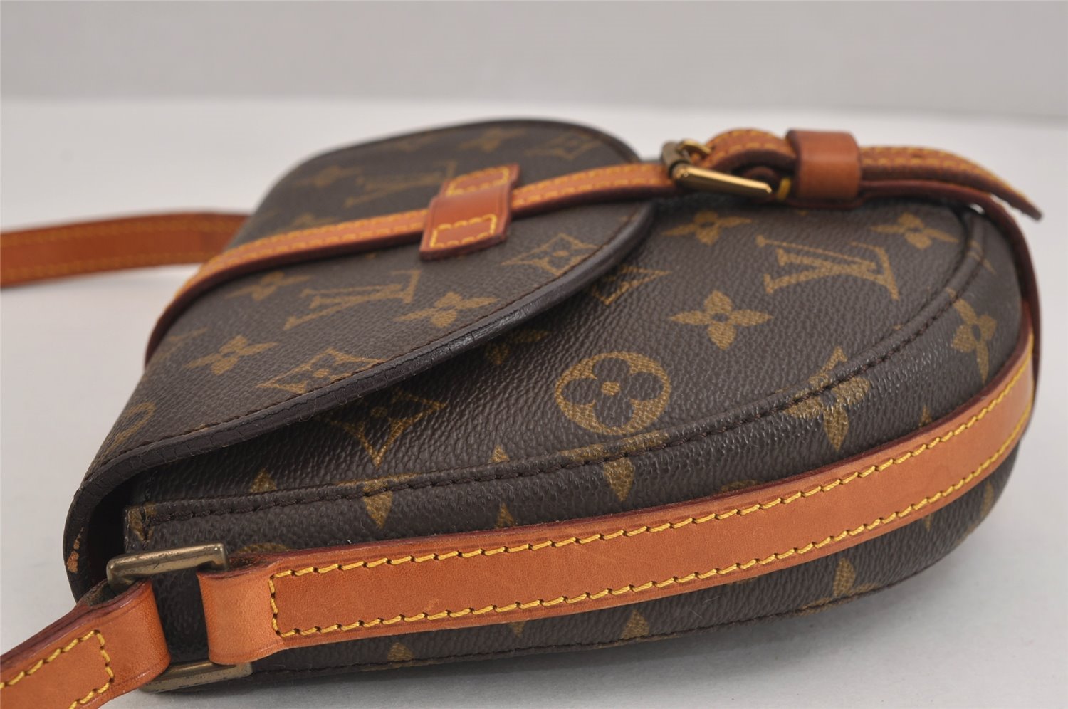 Authentic Louis Vuitton Monogram Chantilly PM Shoulder Cross Bag M51234 LV 6280J