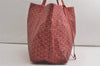 Authentic Goyard Saint Louis GM Shoulder Tote Bag PVC Leather Bordeaux 6280K