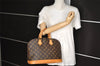 Authentic Louis Vuitton Monogram Alma Hand Bag Purse M51130 LV 6281I