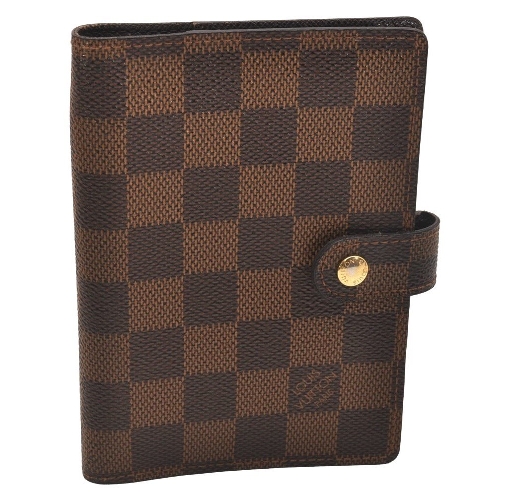 Authentic Louis Vuitton Damier Agenda PM Notebook Cover R20700 LV 6282J