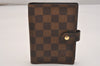 Authentic Louis Vuitton Damier Agenda PM Notebook Cover R20700 LV 6282J