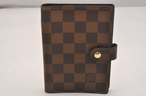 Authentic Louis Vuitton Damier Agenda PM Notebook Cover R20700 LV 6282J
