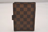 Authentic Louis Vuitton Damier Agenda PM Notebook Cover R20700 LV 6282J