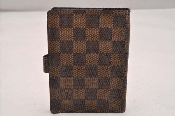 Authentic Louis Vuitton Damier Agenda PM Notebook Cover R20700 LV 6282J