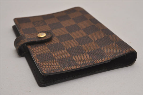 Authentic Louis Vuitton Damier Agenda PM Notebook Cover R20700 LV 6282J
