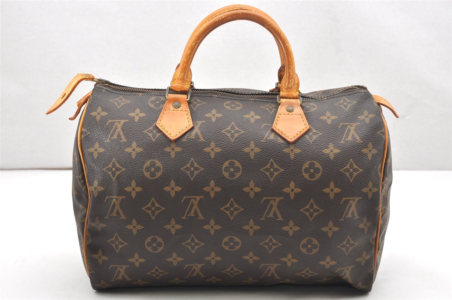 Authentic Louis Vuitton Monogram Speedy 30 Hand Boston Bag M41526 LV 6282K