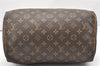 Authentic Louis Vuitton Monogram Speedy 30 Hand Boston Bag M41526 LV 6282K