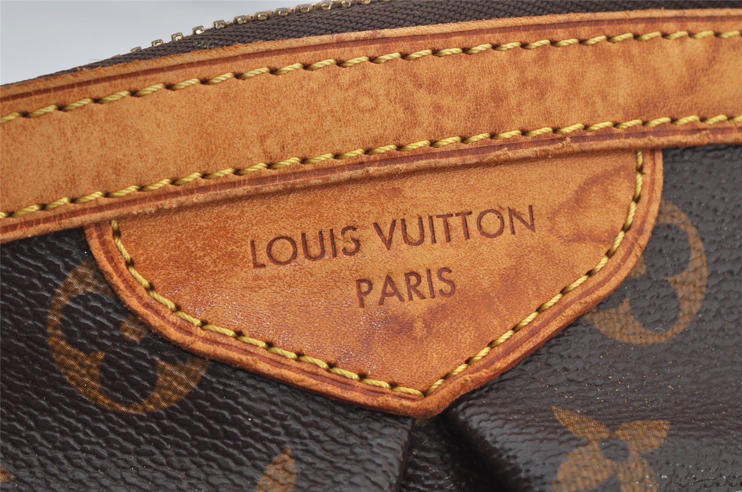 Authentic Louis Vuitton Monogram Tivoli GM Hand Tote Bag M40144 LV Junk 6283J