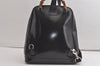 Authentic GUCCI Bamboo Shoulder Cross Bag Purse Nylon Leather Black 6284K