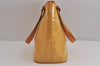 Authentic Louis Vuitton Vernis Houston Shoulder Hand Bag Yellow M91004 LV 6285J