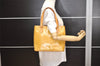 Authentic Louis Vuitton Vernis Houston Shoulder Hand Bag Yellow M91004 LV 6285J