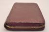 Authentic Louis Vuitton Vernis Zippy Wallet Long Purse Wine Red M91536 LV 6286J