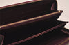 Authentic Louis Vuitton Vernis Zippy Wallet Long Purse Wine Red M91536 LV 6286J