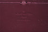 Authentic Louis Vuitton Vernis Zippy Wallet Long Purse Wine Red M91536 LV 6286J