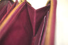 Authentic Louis Vuitton Vernis Zippy Wallet Long Purse Wine Red M91536 LV 6286J