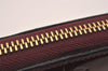 Authentic Louis Vuitton Vernis Zippy Wallet Long Purse Wine Red M91536 LV 6287J