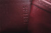 Authentic Louis Vuitton Vernis Zippy Wallet Long Purse Wine Red M91536 LV 6287J