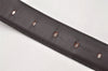 Auth Louis Vuitton Taiga Belt Ceinture 86-96cm 33.9-37.8" R15201 Brown LV 6288K