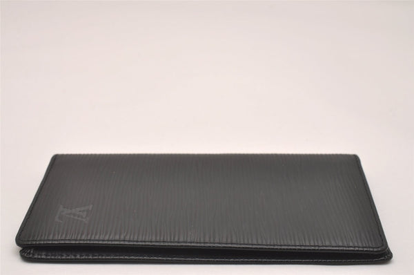 Authentic Louis Vuitton Epi Agenda Posh Notebook Cover Black R20522 LV 6289J
