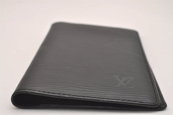 Authentic Louis Vuitton Epi Agenda Posh Notebook Cover Black R20522 LV 6289J