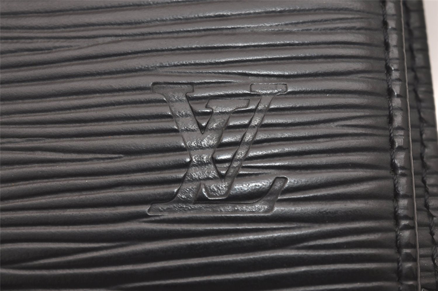 Authentic Louis Vuitton Epi Agenda Posh Notebook Cover Black R20522 LV 6289J