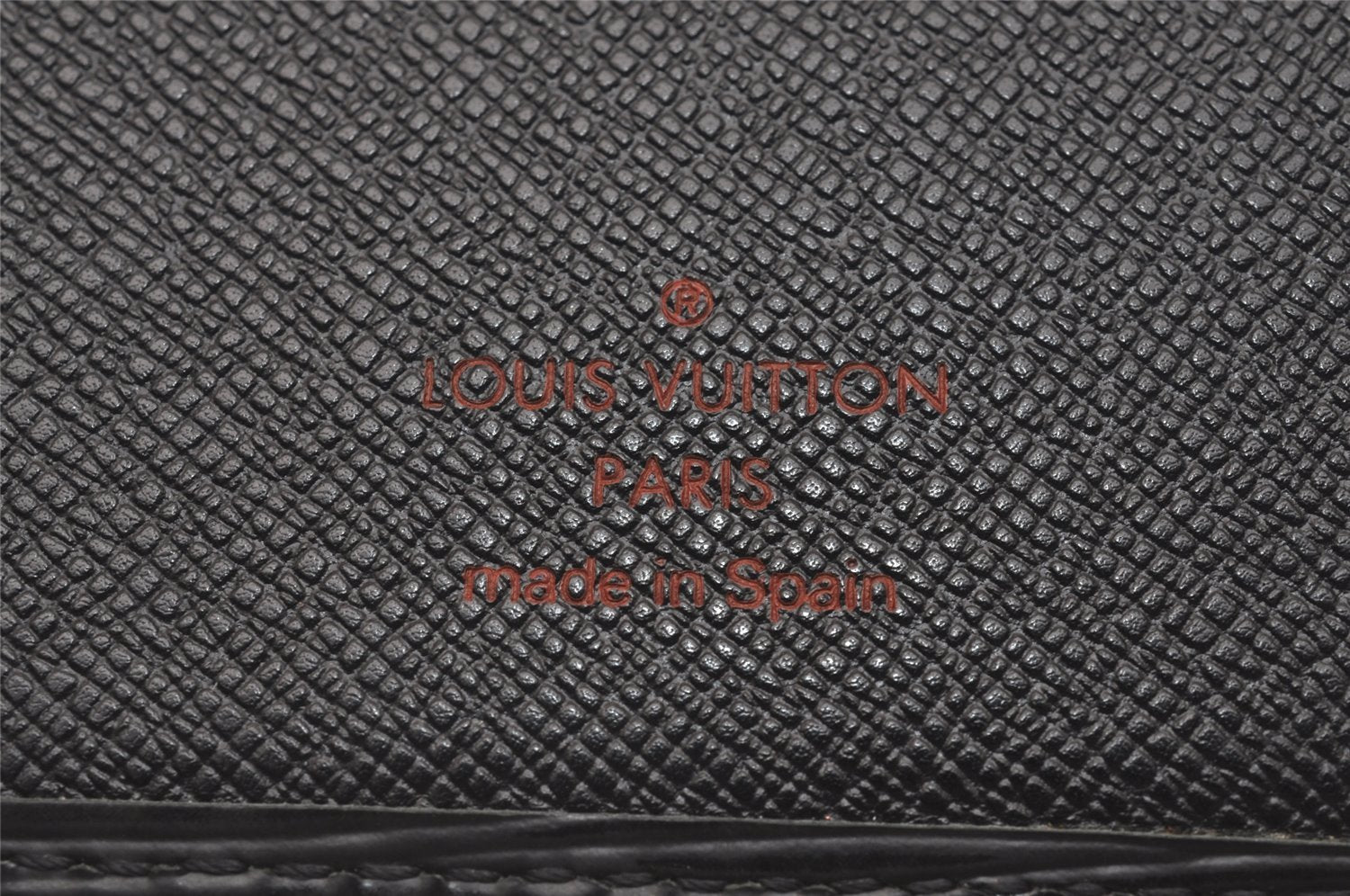 Authentic Louis Vuitton Epi Agenda Posh Notebook Cover Black R20522 LV 6289J