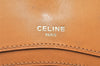 Authentic CELINE Macadam Blason Pattern Bifold Wallet PVC Leather Beige 6289K