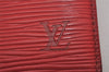 Authentic Louis Vuitton Epi Pochette Cartes Visite Card Case Red M56577 LV 6291J