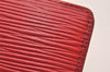 Authentic Louis Vuitton Epi Pochette Cartes Visite Card Case Red M56577 LV 6291J