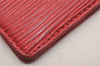 Authentic Louis Vuitton Epi Pochette Cartes Visite Card Case Red M56577 LV 6291J