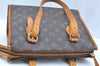 Authentic Louis Vuitton Monogram Popincourt Haut Shoulder Bag M40007 LV 6292H