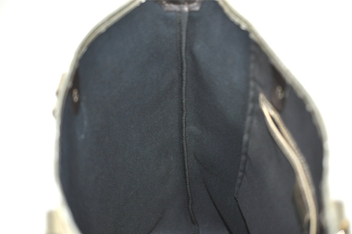 Authentic GUCCI Vintage Shoulder Tote Bag GG PVC Enamel 189896 White 6292I