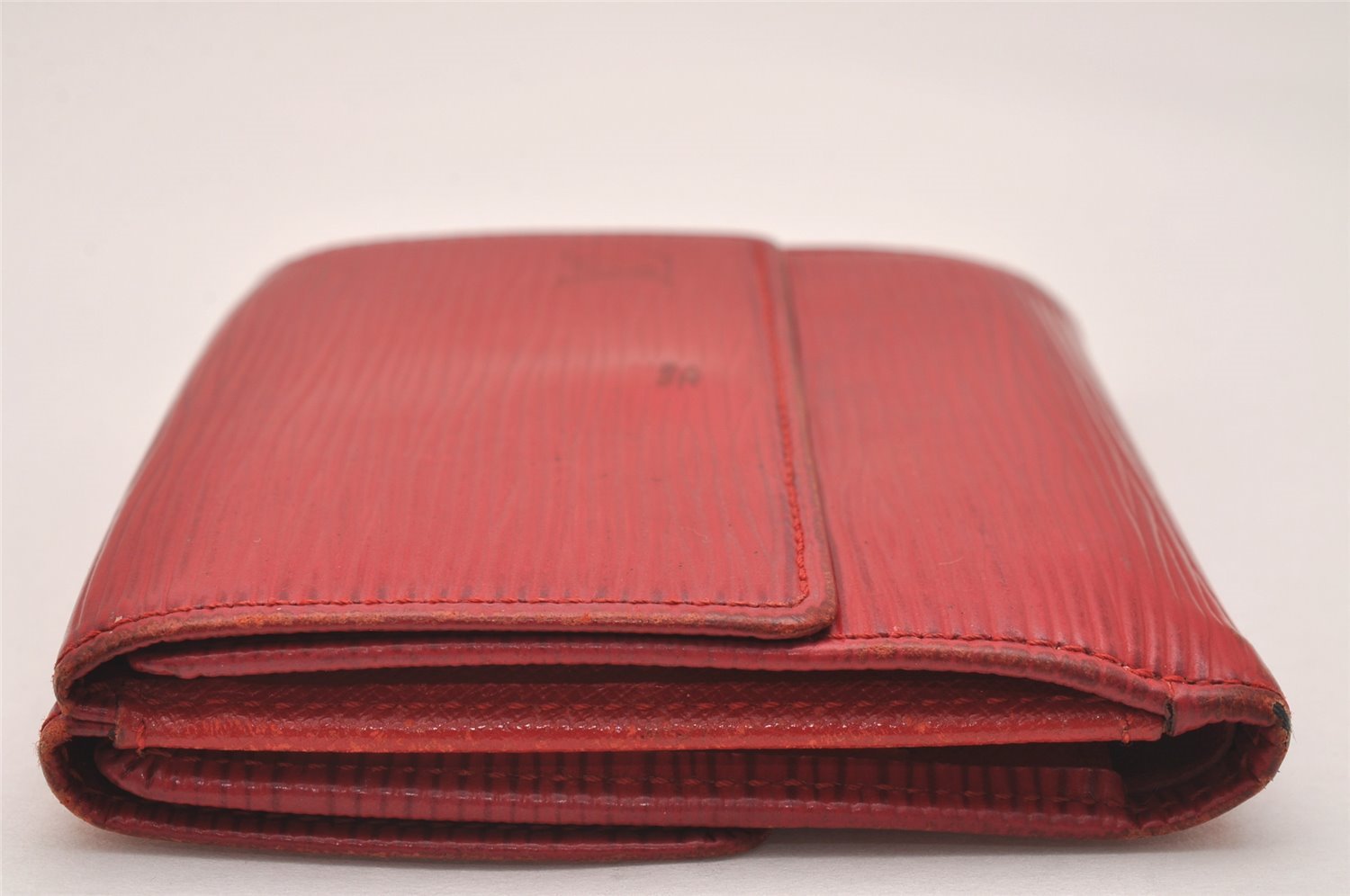 Louis Vuitton Epi Porte Monnaie Billets Cartes Credit Wallet M63487 Red 6292J