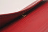 Louis Vuitton Epi Porte Monnaie Billets Cartes Credit Wallet M63487 Red 6292J