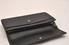 Auth Louis Vuitton Epi Pochette Porte Monnaie Credit Wallet M63572 Black 6293J