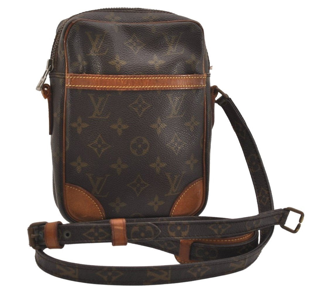 Authentic Louis Vuitton Monogram Danube Shoulder Cross Bag M45266 Junk 6294J