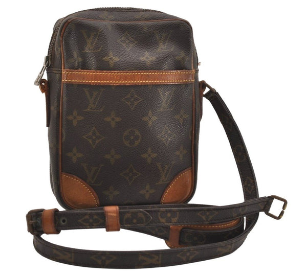 Authentic Louis Vuitton Monogram Danube Shoulder Cross Bag M45266 Junk 6294J