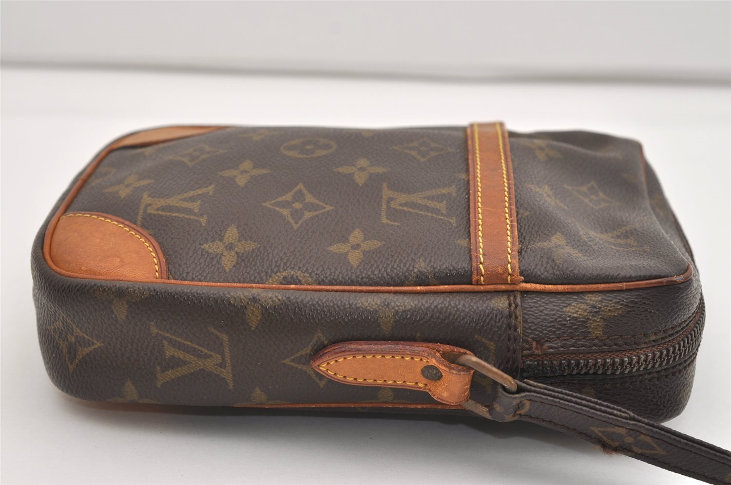 Authentic Louis Vuitton Monogram Danube Shoulder Cross Bag M45266 Junk 6294J