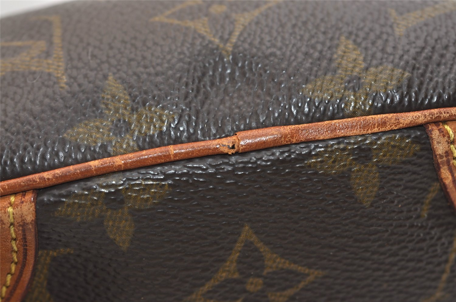 Authentic Louis Vuitton Monogram Danube Shoulder Cross Bag M45266 Junk 6294J