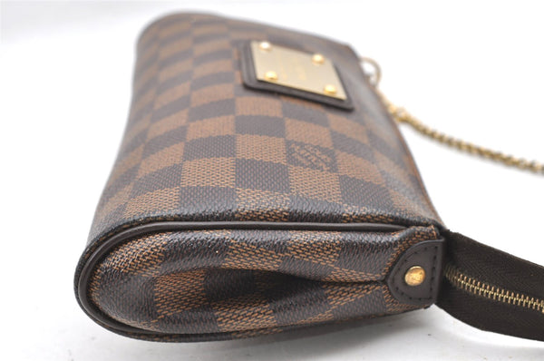 Auth Louis Vuitton Damier Eva 2Way Shoulder Accessories Pouch N55213 LV 6296J