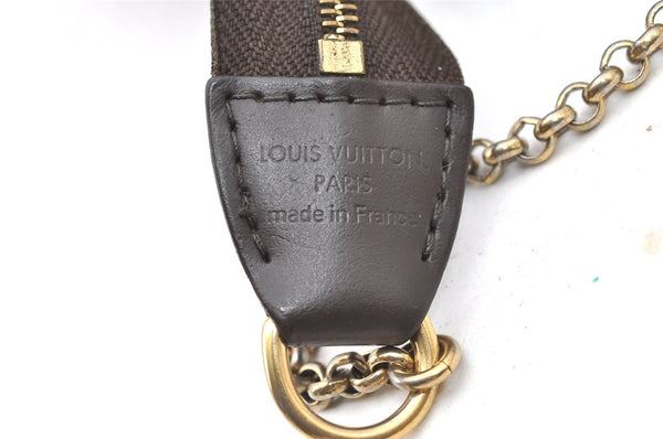 Auth Louis Vuitton Damier Eva 2Way Shoulder Accessories Pouch N55213 LV 6296J