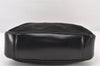 Authentic GUCCI Bamboo Shoulder Hand Bag Purse Suede Leather 0018638 Black 6296K