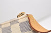 Authentic Louis Vuitton Damier Azur Totally PM Tote Bag White N41280 LV 6298J