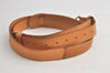 Authentic Louis Vuitton Leather Shoulder Strap Beige 40.2-47.4" LV 6299K